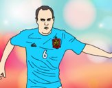 Iniesta con la Selección Española