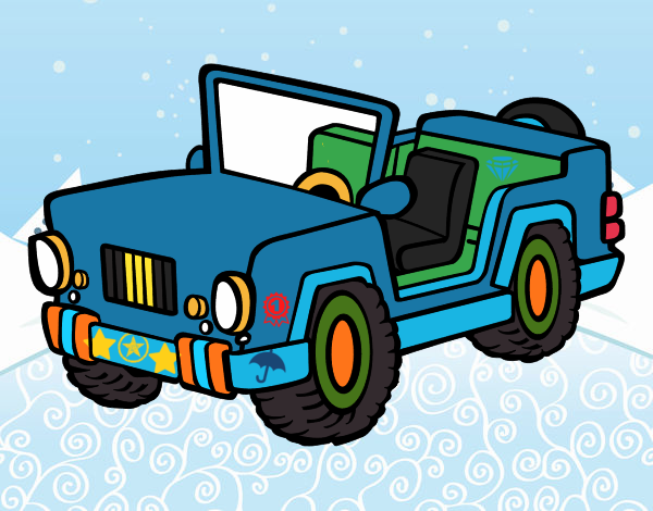jeep de nieve para niños