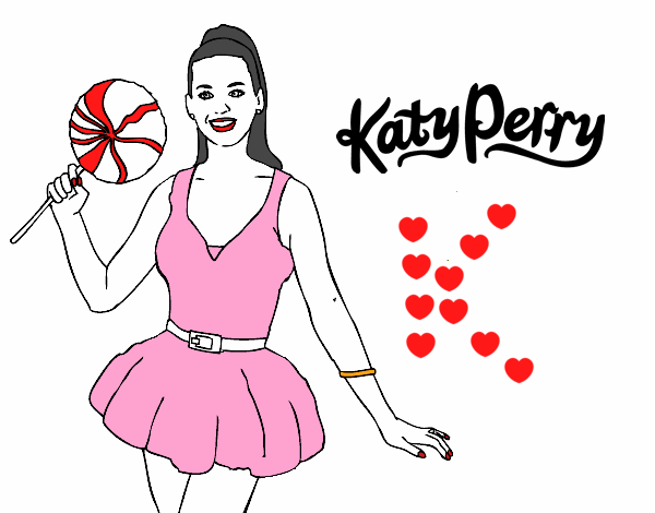 Katy Perry con piruleta