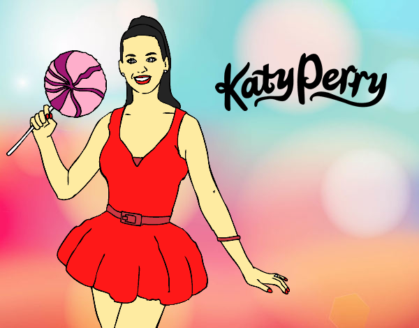 Katy Perry con piruleta