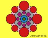 Dibujo Mandala con redondas pintado por juanjesus3