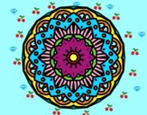 Dibujo Mandala modernista pintado por lupitamaqu