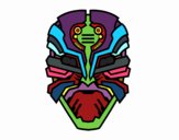 Máscara de robot alien