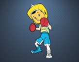 Niño boxeador