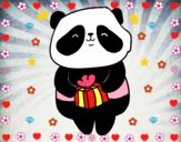 Panda con regalo