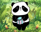 Panda con regalo