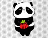 Panda con regalo