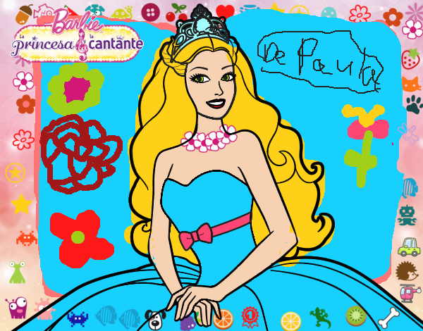 barbie la princesa de las flores 