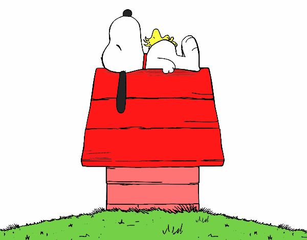 Snoopy durmiendo