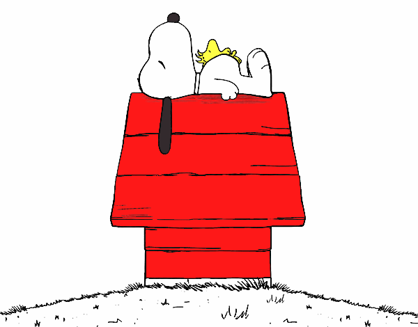 Snoopy durmiendo