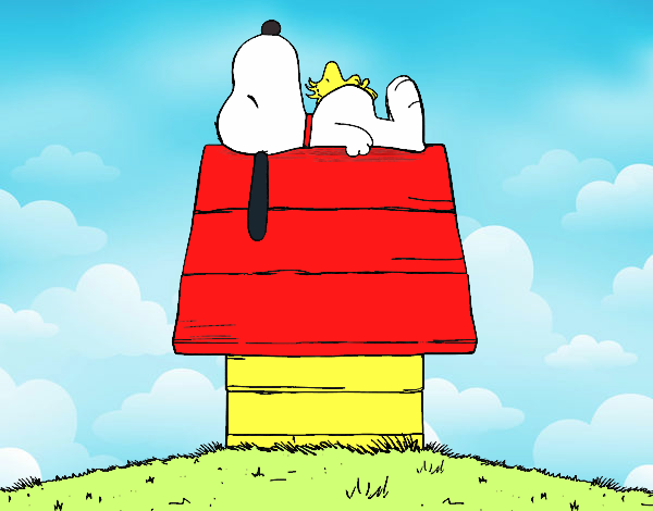 Snoopy durmiendo