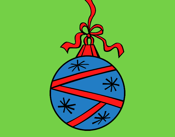 Una bola de Navidad