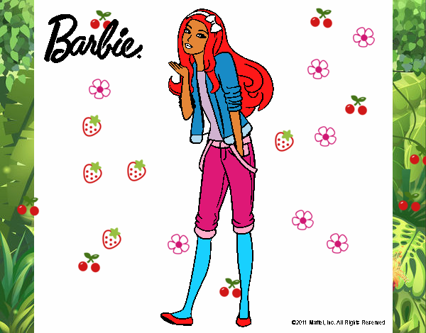 Barbie con look casual