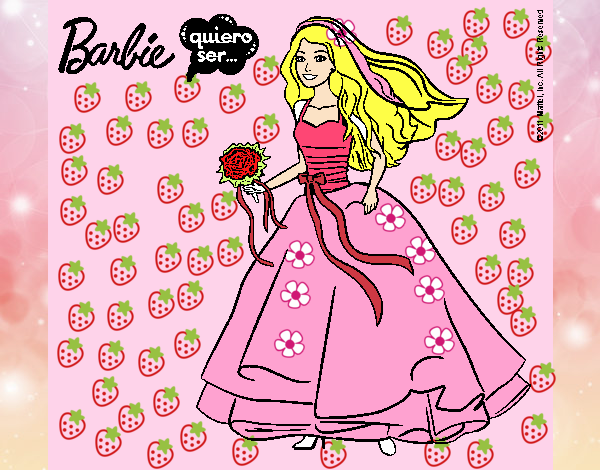 Barbie vestida de novia