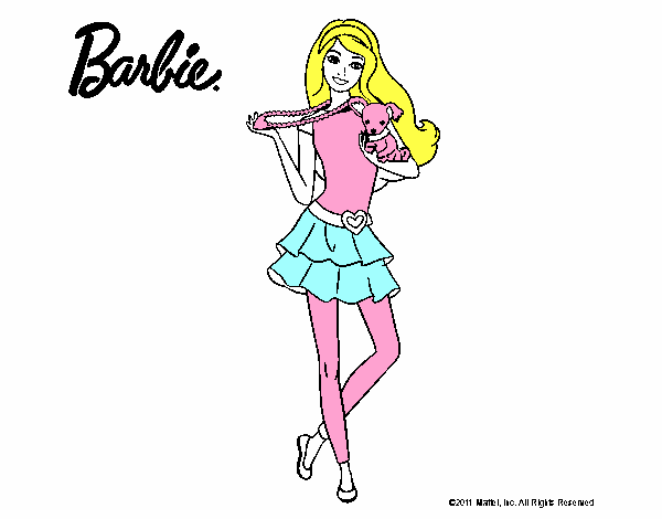 Barbie y su mascota