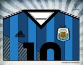 Camiseta del mundial de fútbol 2014 de Argentina