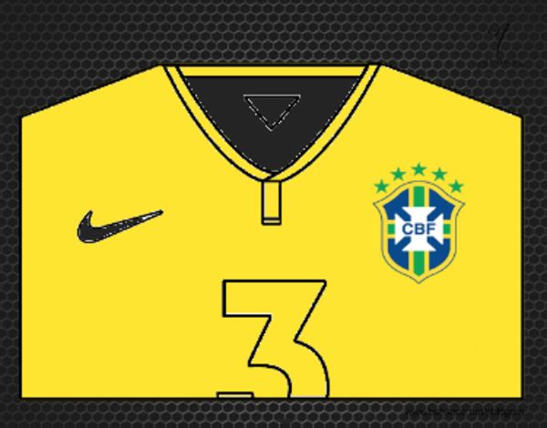 Camiseta del mundial de fútbol 2014 de Brasil