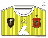 Camiseta del mundial de fútbol 2014 de España