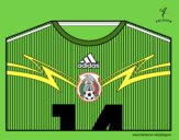 Camiseta del mundial de fútbol 2014 de México