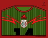 Camiseta del mundial de fútbol 2014 de México