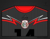 Camiseta del mundial de fútbol 2014 de México