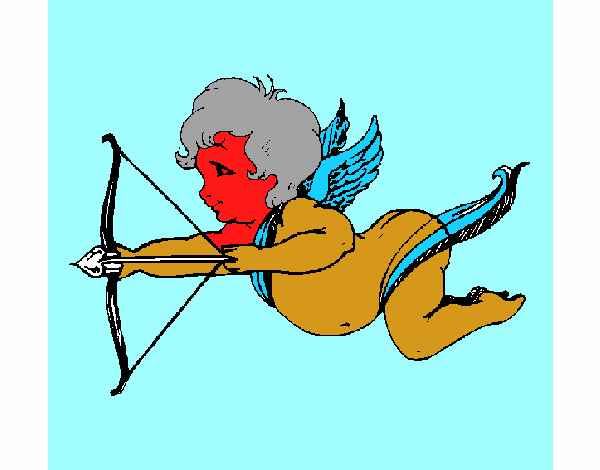 Cupido volando