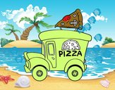 Food truck de pizza