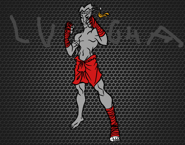 Luchador de Muay Thai