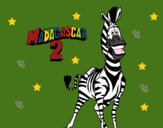 Dibujo Madagascar 2 Marty 2 pintado por linda423