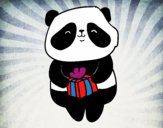 Panda con regalo