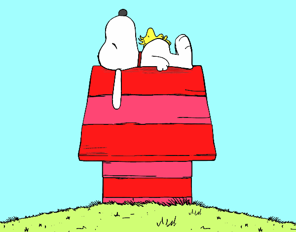 Snoopy durmiendo