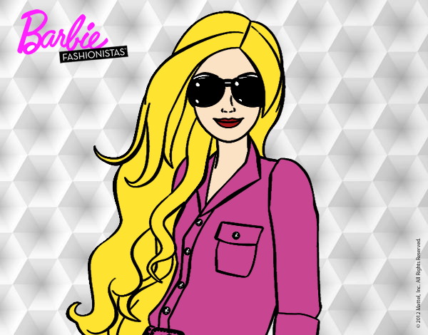 Barbie con gafas de sol