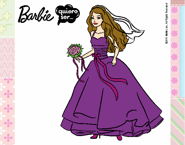 Barbie vestida de novia