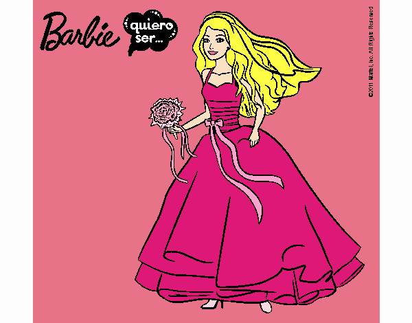 Barbie vestida de novia