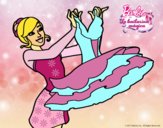 Barbie y su vestido de ballet