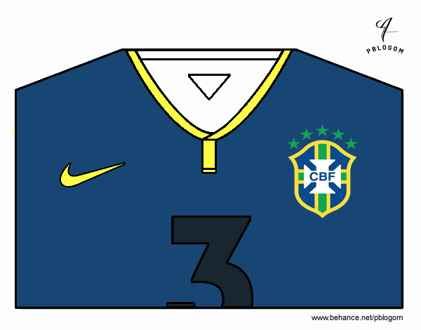 Camiseta del mundial de fútbol 2014 de Brasil