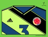 Camiseta del mundial de fútbol 2014 de Colombia