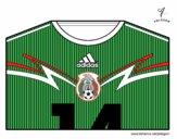 Camiseta del mundial de fútbol 2014 de México