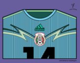 Camiseta del mundial de fútbol 2014 de México