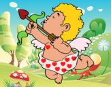 Cupido con su flecha