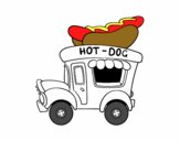 Food truck de perritos calientes