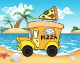 Food truck de pizza