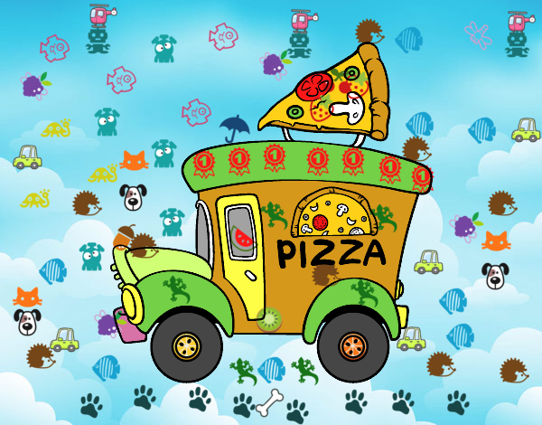 Food truck de pizza