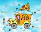 Food truck de pizza