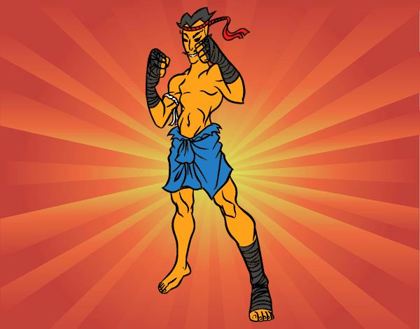 Luchador de Muay Thai