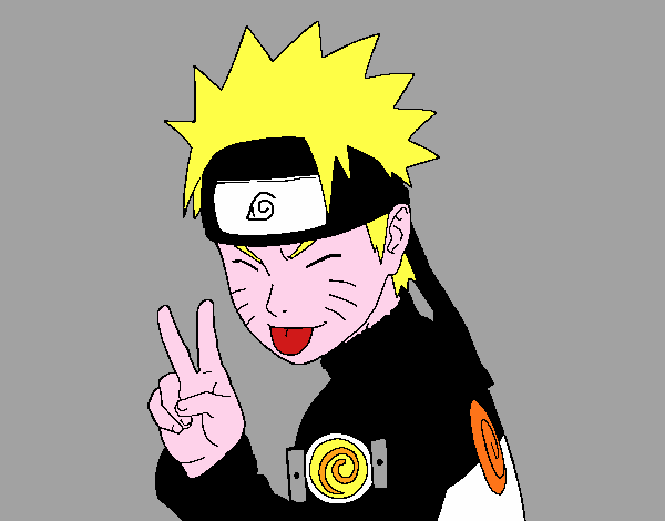 Naruto sacando lengua