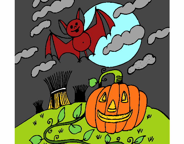 Paisaje de Halloween