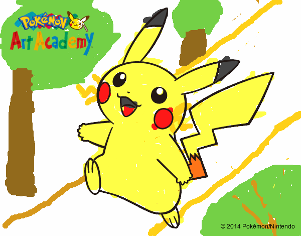 Pikachu en Pokémon Art Academy