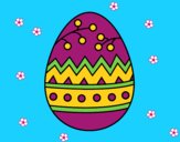 Dibujo Un huevo de Pascua pintado por linda423