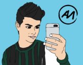 Abraham Mateo selfie